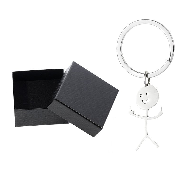 Lustiger Doodle-Schlüsselanhänger