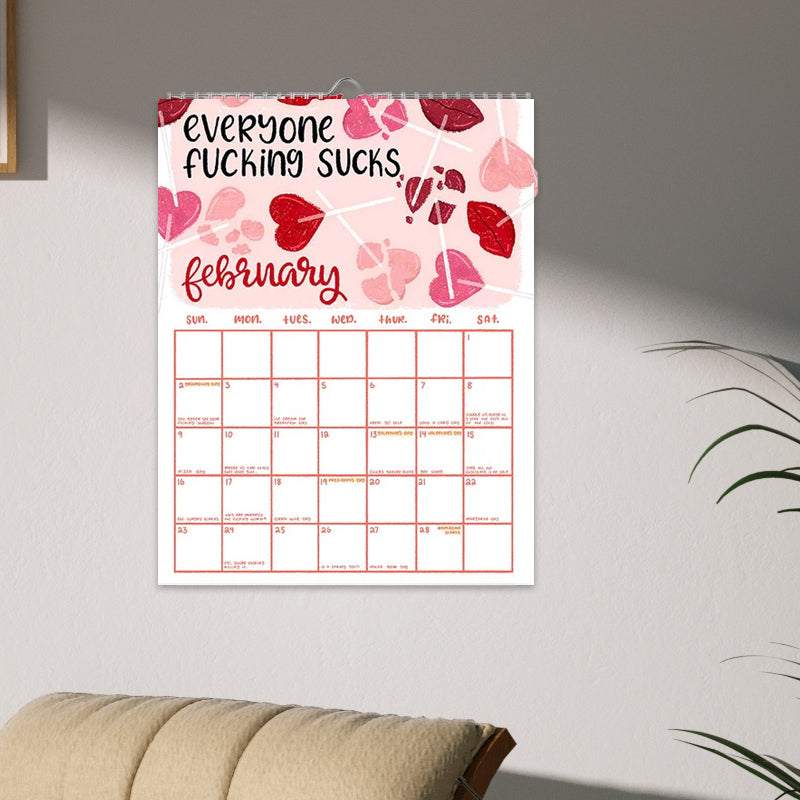 Kalender 2025: „Here We Fucking Go Again“