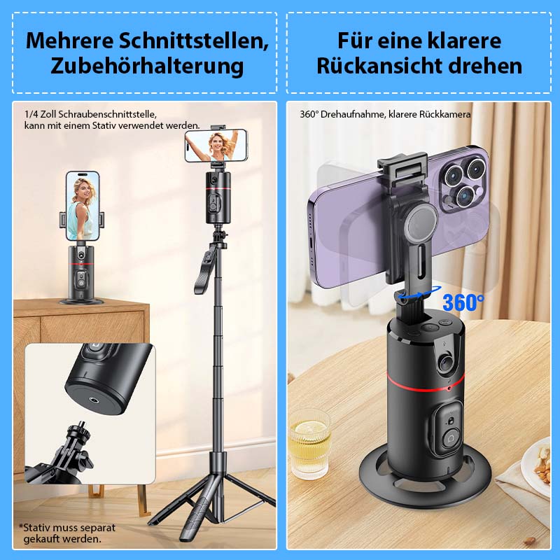 Auto-Gesichtserkennungs-Stativ mit Fernbedienung