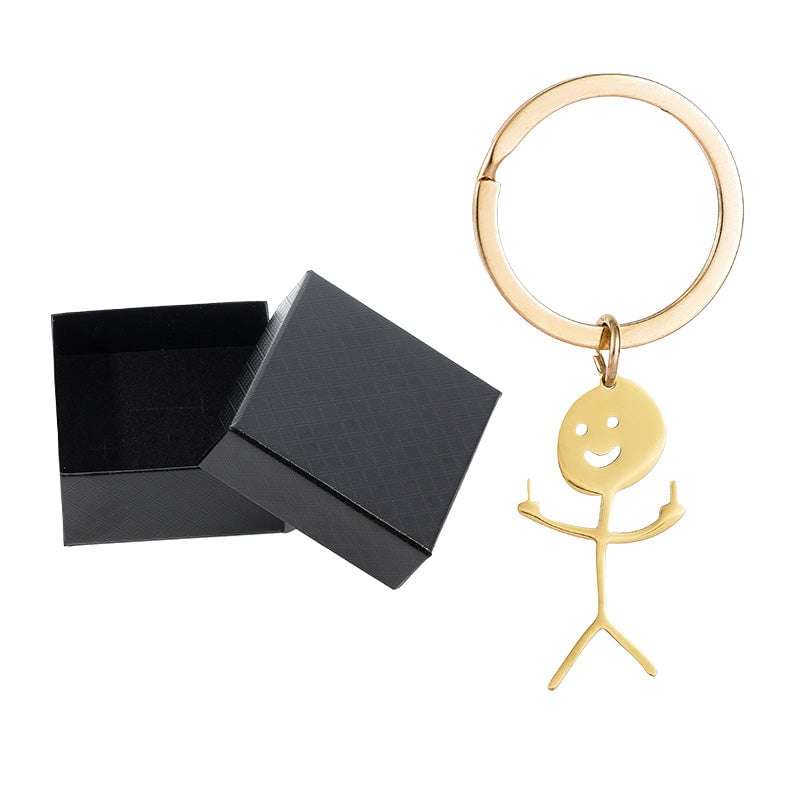 Lustiger Doodle-Schlüsselanhänger