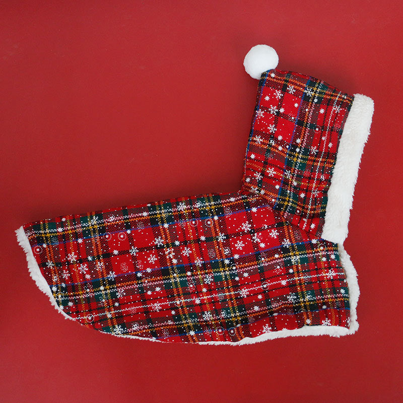 Katze Hund Weihnachten Cape Poncho