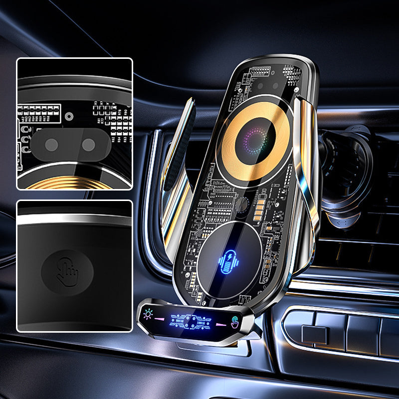 Drahtlose Lade Auto Stummschalt Handy-Navigationshalterung
