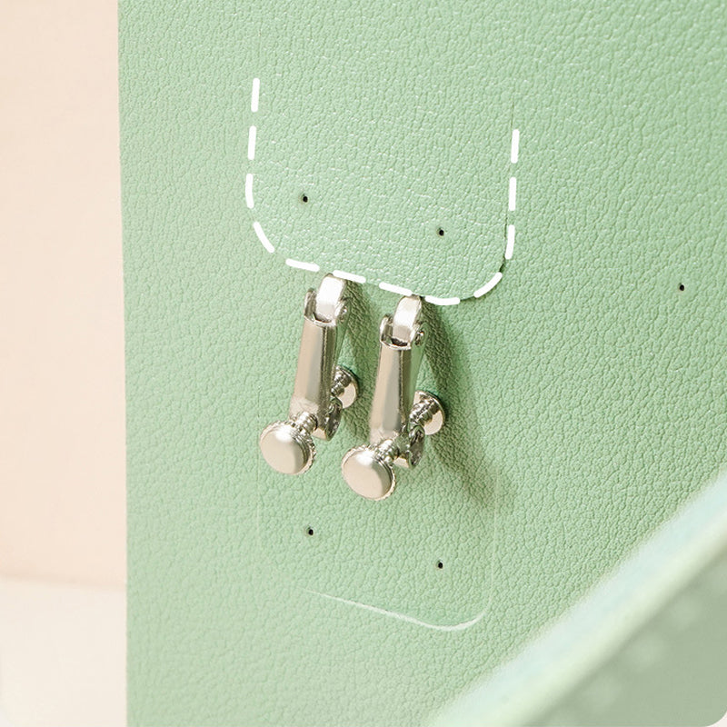 Multifunktionale tragbare Reise-Aufbewahrungstasche für Ohrringe