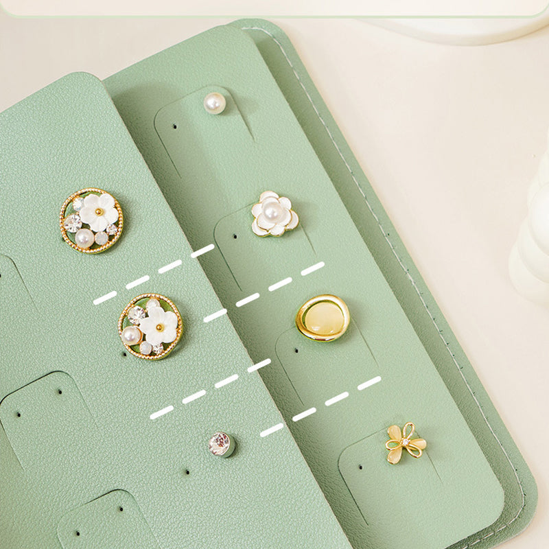 Multifunktionale tragbare Reise-Aufbewahrungstasche für Ohrringe