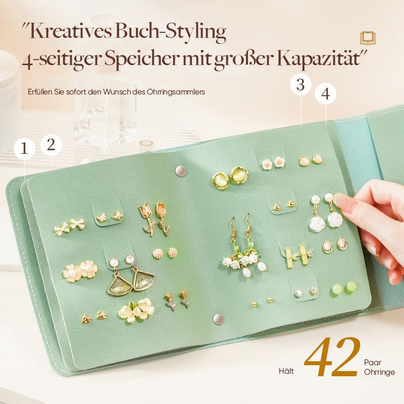 Multifunktionale tragbare Reise-Aufbewahrungstasche für Ohrringe