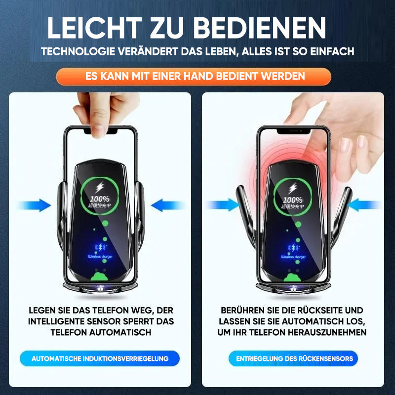 Drahtlose Lade Auto Stummschalt Handy-Navigationshalterung