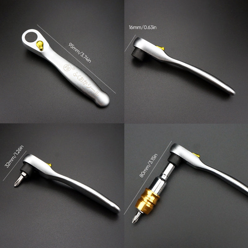 Mini-Schraubendreher-Kombiset positiv und negativ